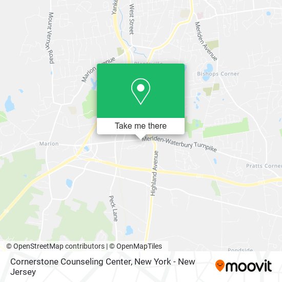 Cornerstone Counseling Center map