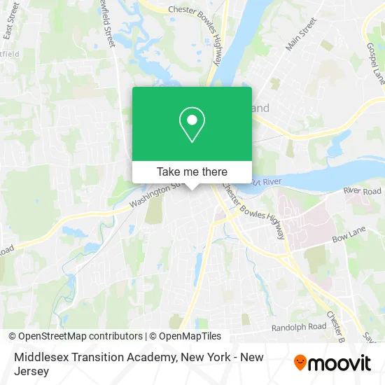 Middlesex Transition Academy map