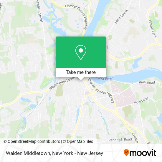 Walden Middletown map