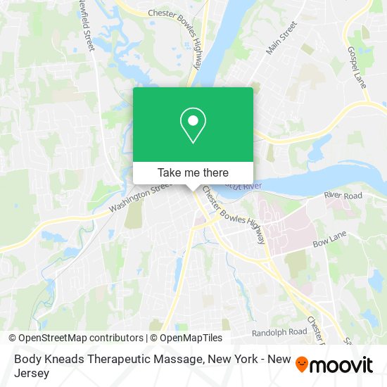 Mapa de Body Kneads Therapeutic Massage