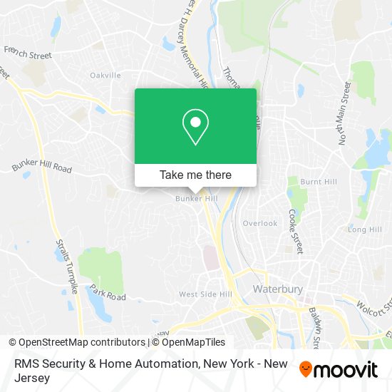 RMS Security & Home Automation map