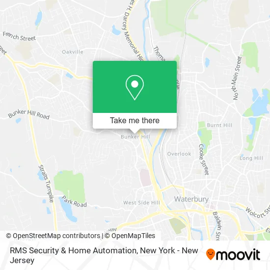RMS Security & Home Automation map