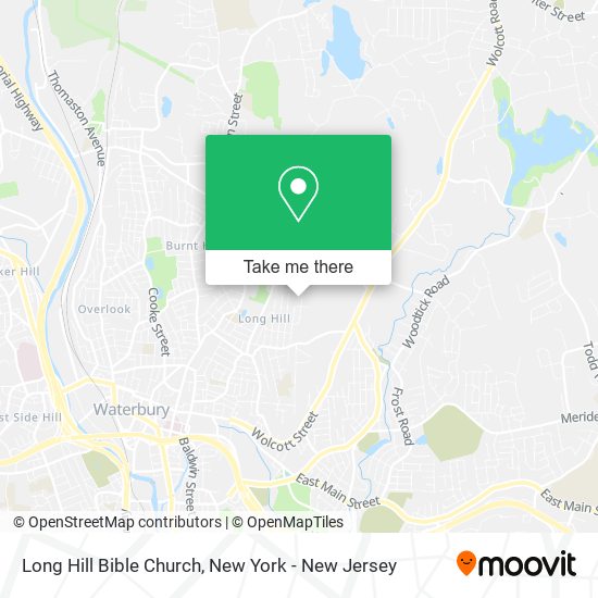 Mapa de Long Hill Bible Church