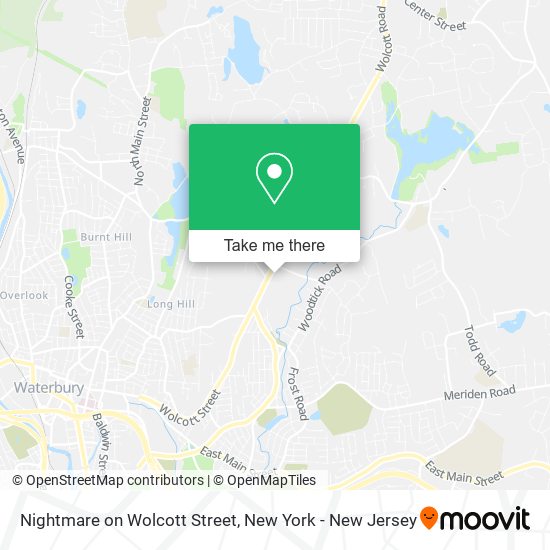 Nightmare on Wolcott Street map