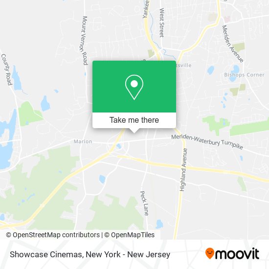 Mapa de Showcase Cinemas