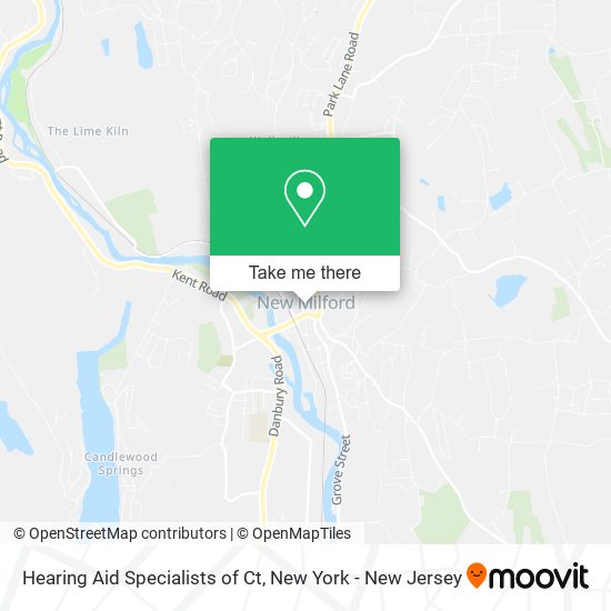 Hearing Aid Specialists of Ct map