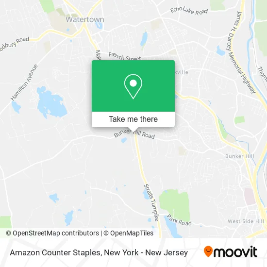 Amazon Counter Staples map