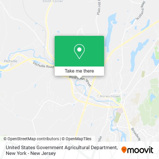 Mapa de United States Government Agricultural Department