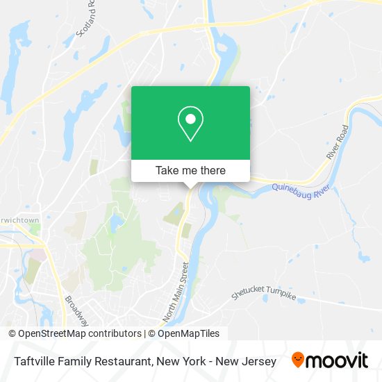 Taftville Family Restaurant map