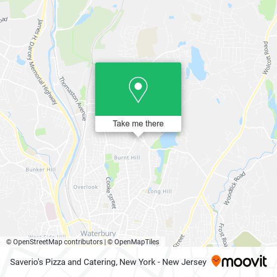 Mapa de Saverio's Pizza and Catering