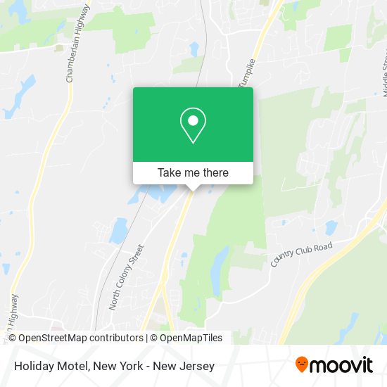 Holiday Motel map