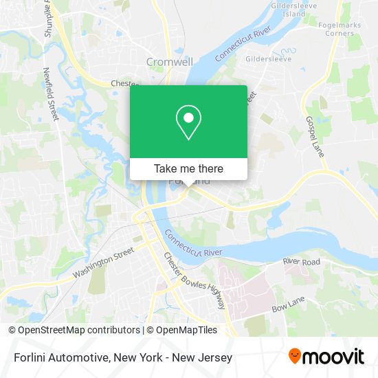 Forlini Automotive map