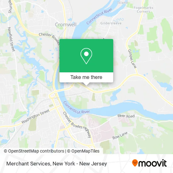Merchant Services map