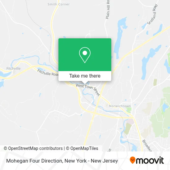Mohegan Four Direction map