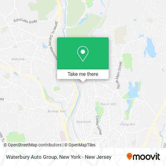 Waterbury Auto Group map