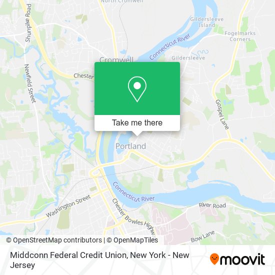 Middconn Federal Credit Union map