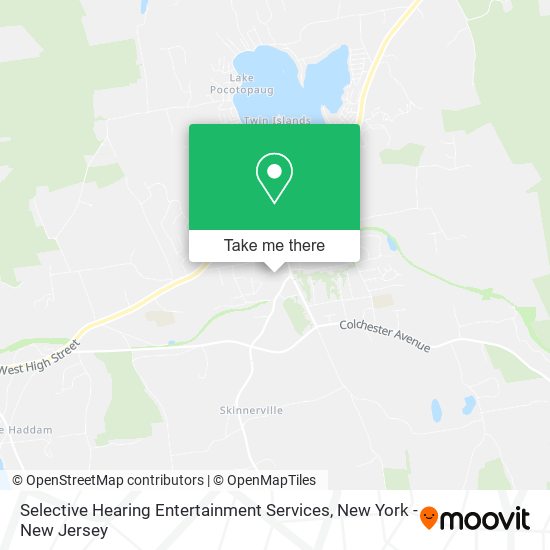 Selective Hearing Entertainment Services map
