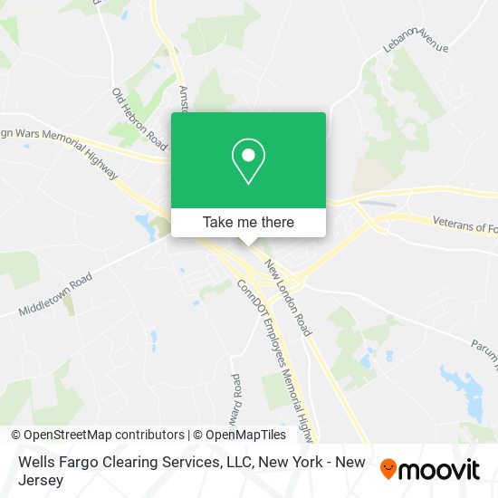 Mapa de Wells Fargo Clearing Services, LLC