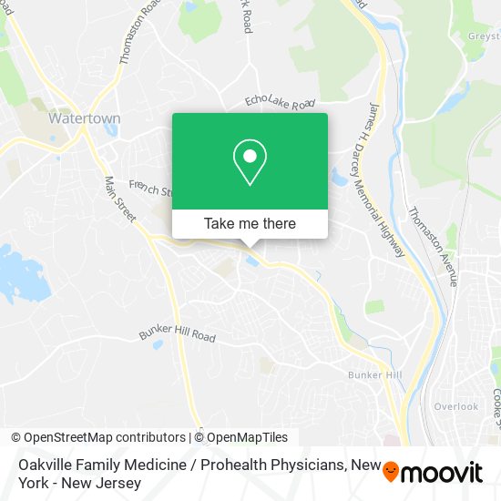 Oakville Family Medicine / Prohealth Physicians map