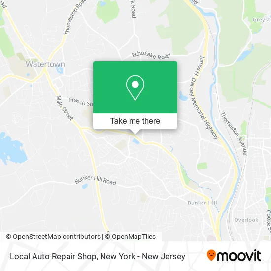 Local Auto Repair Shop map