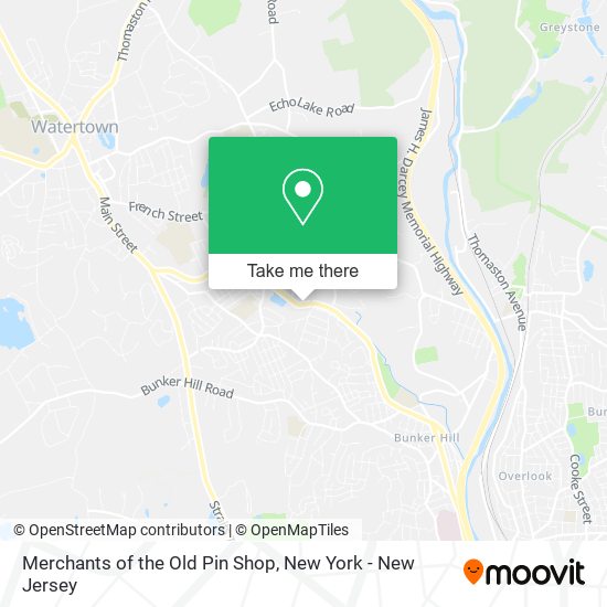 Merchants of the Old Pin Shop map