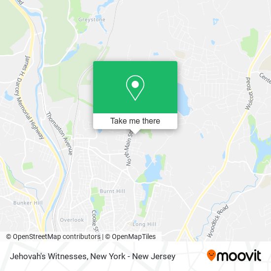 Mapa de Jehovah's Witnesses