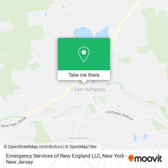 Emergency Services of New England LLC map