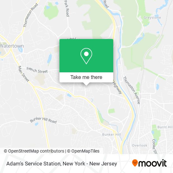 Mapa de Adam's Service Station