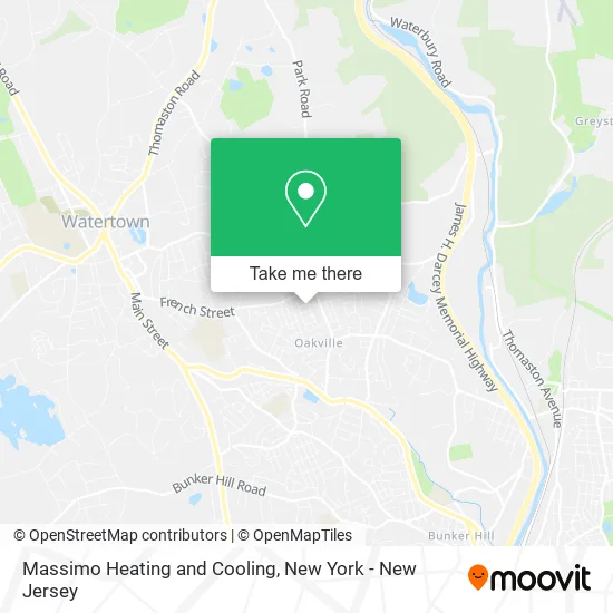 Massimo Heating and Cooling map