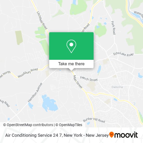 Air Conditioning Service 24 7 map