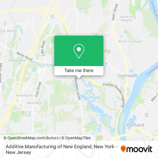 Additive Manufacturing of New England map