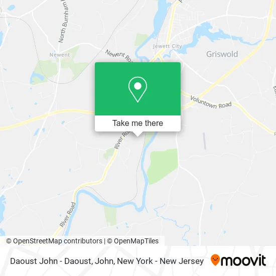 Daoust John - Daoust, John map