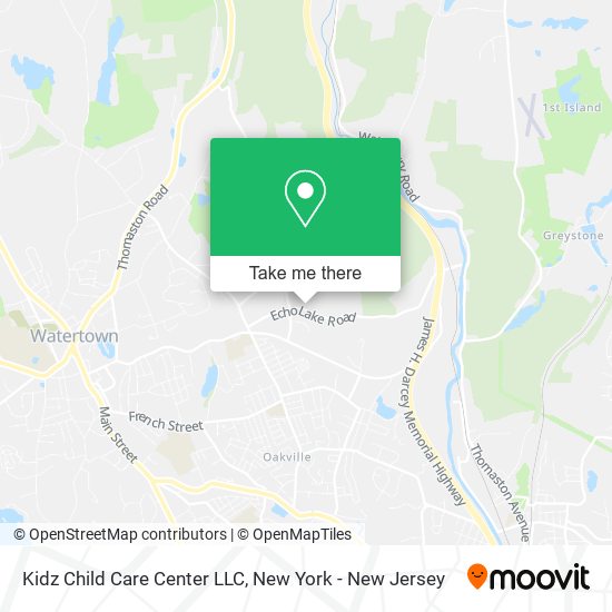 Mapa de Kidz Child Care Center LLC