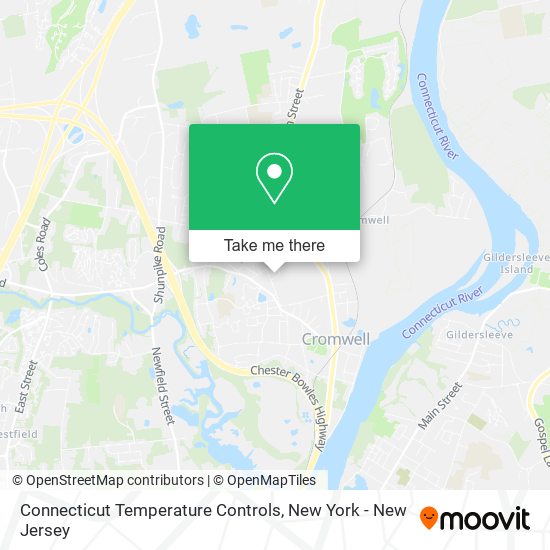Connecticut Temperature Controls map