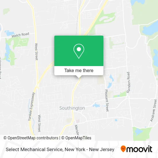 Select Mechanical Service map