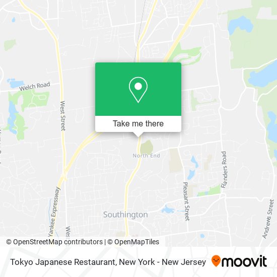 Tokyo Japanese Restaurant map