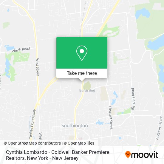 Cynthia Lombardo - Coldwell Banker Premiere Realtors map
