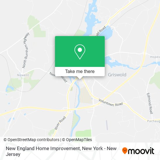 New England Home Improvement map