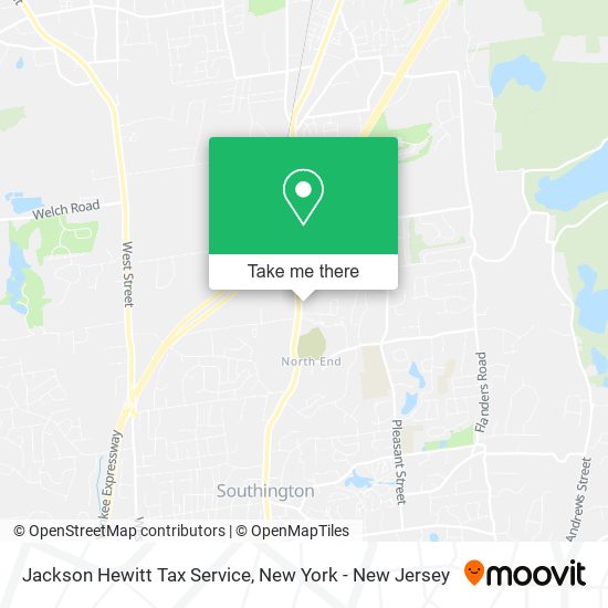 Jackson Hewitt Tax Service map