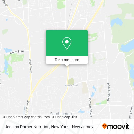 Mapa de Jessica Dorner Nutrition