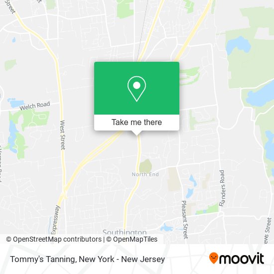 Tommy's Tanning map