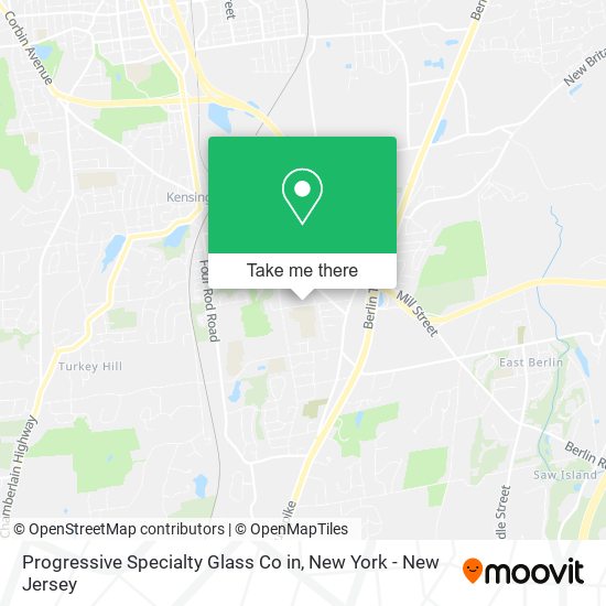Progressive Specialty Glass Co in map