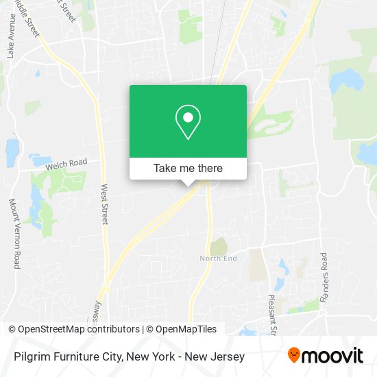 Mapa de Pilgrim Furniture City