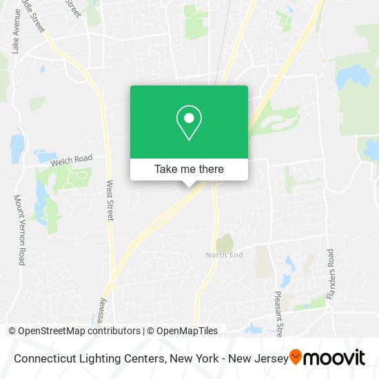 Connecticut Lighting Centers map