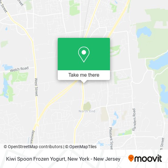 Mapa de Kiwi Spoon Frozen Yogurt