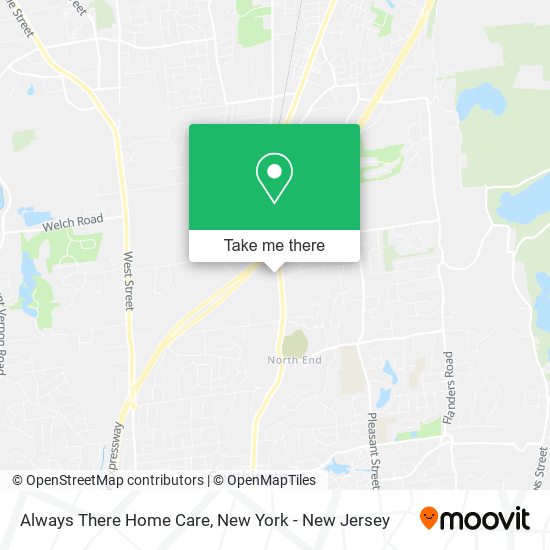 Mapa de Always There Home Care
