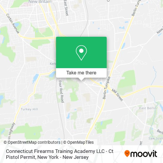 Connecticut Firearms Training Academy LLC - Ct Pistol Permit map