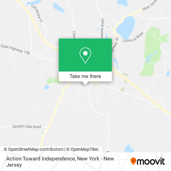 Action Toward Independence map
