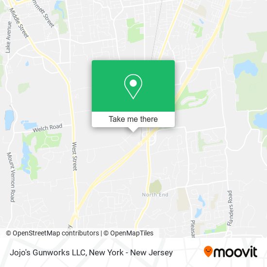 Mapa de Jojo's Gunworks LLC