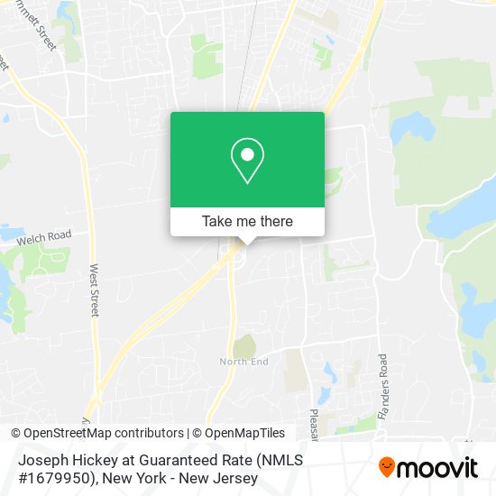 Mapa de Joseph Hickey at Guaranteed Rate (NMLS #1679950)